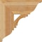 Ekena Millwork Merced Traditional Rough Sawn Bracket, Western Red Cedar, 6"W x 18"D x 18"H BKT06X18X18MRC01RWR - alternate 3